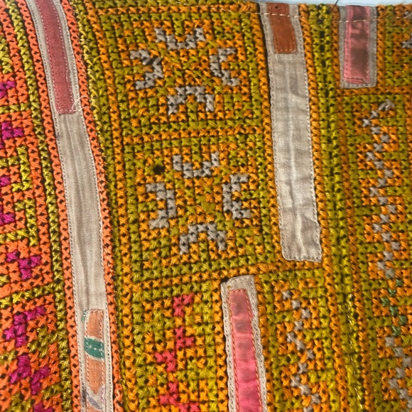 Vtg Vintage Patchwork wool chore tapestry coat - Picture 9 of 10